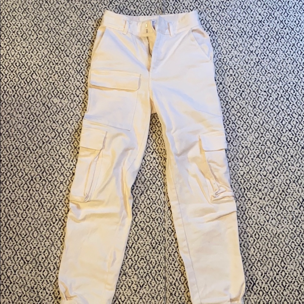 TNA high waisted cargo pants